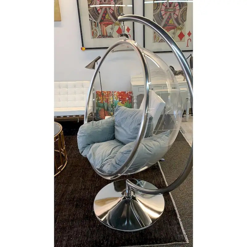 Ergonomischer Bubble-Stehstuhl mit flexiblem Wippsockel für das Homeoffice