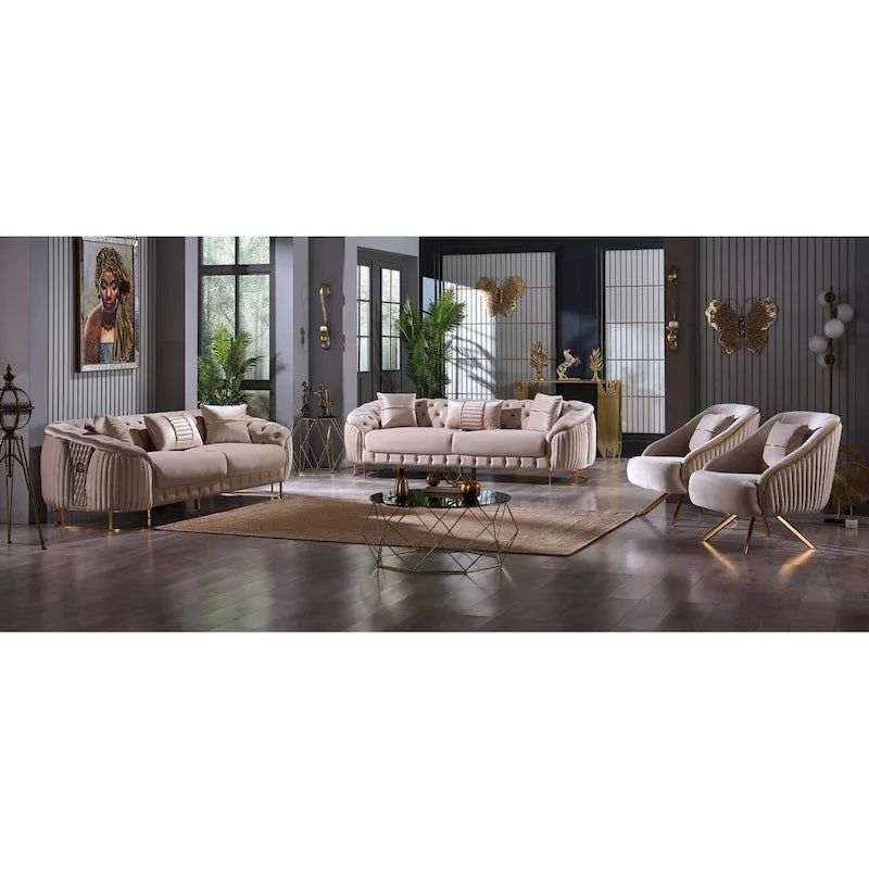 Lucca Comfortable Modern 2 seat Love Seat