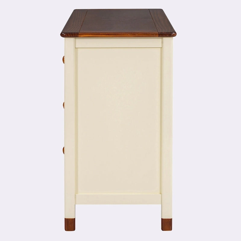 Kommode aus Holz mit 6 Schubladen