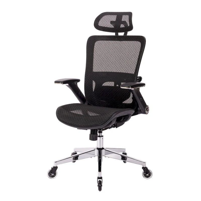 Silla de oficina de malla con función de bloqueo