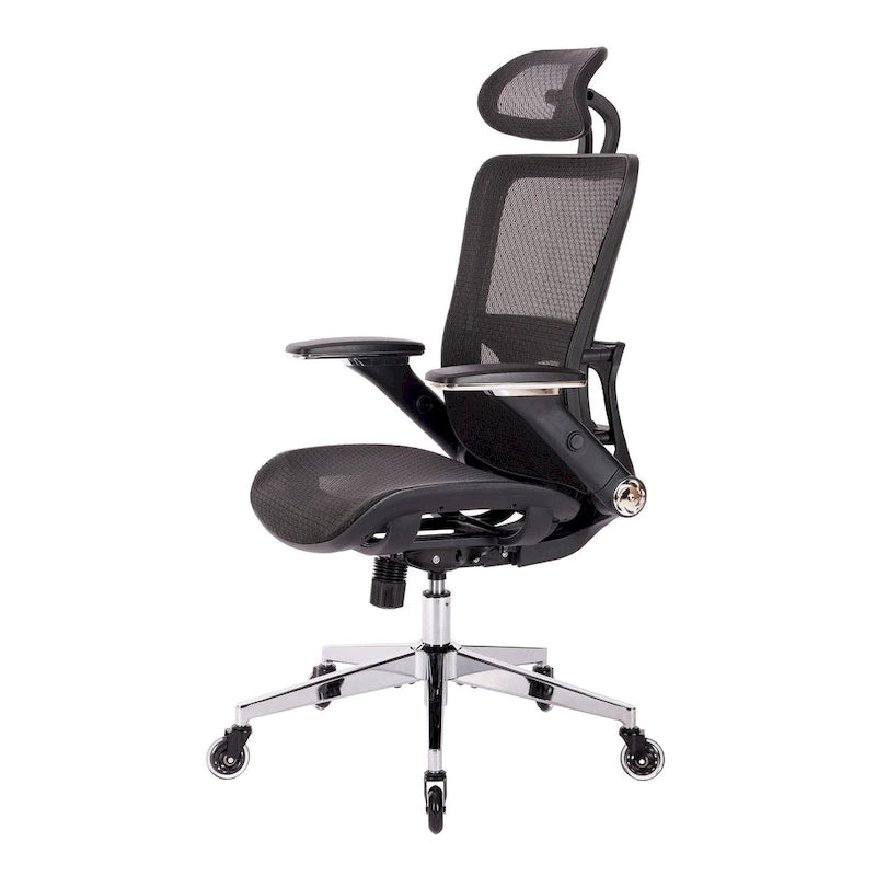 Silla de oficina de malla con función de bloqueo