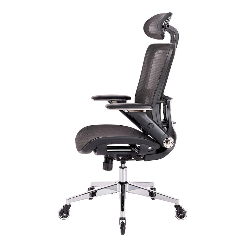 Silla de oficina de malla con función de bloqueo