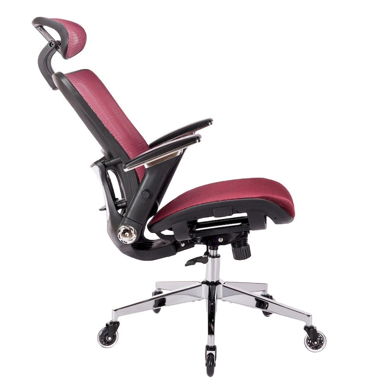 Silla de oficina de malla con función de bloqueo