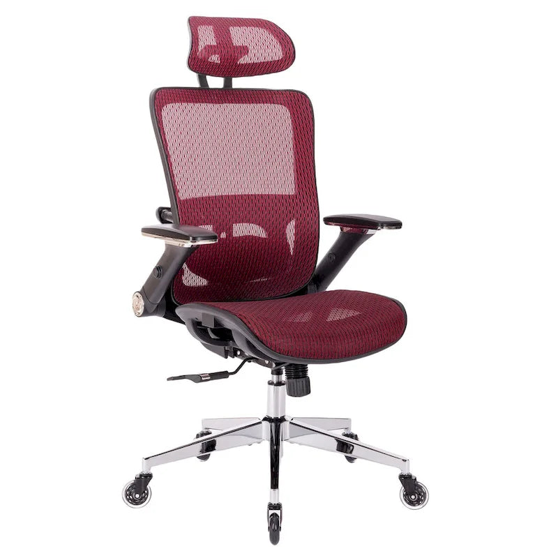 Silla de oficina de malla con función de bloqueo