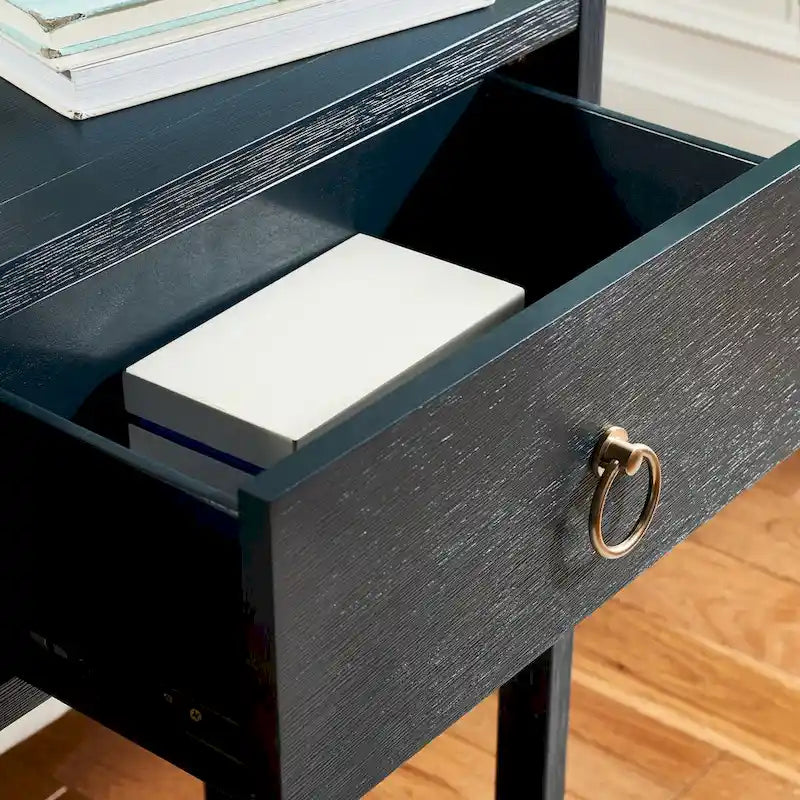Mesa consola estrecha, 12"W × 38"D × 32"H
