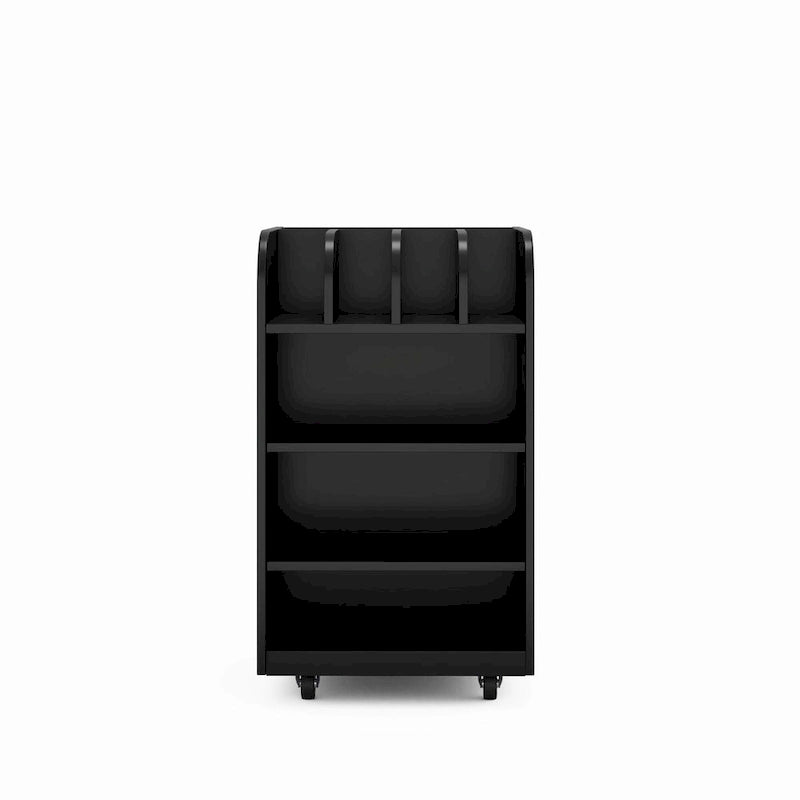 Carrito isla de cocina de 4 niveles con especiero y ruedas con bloqueo