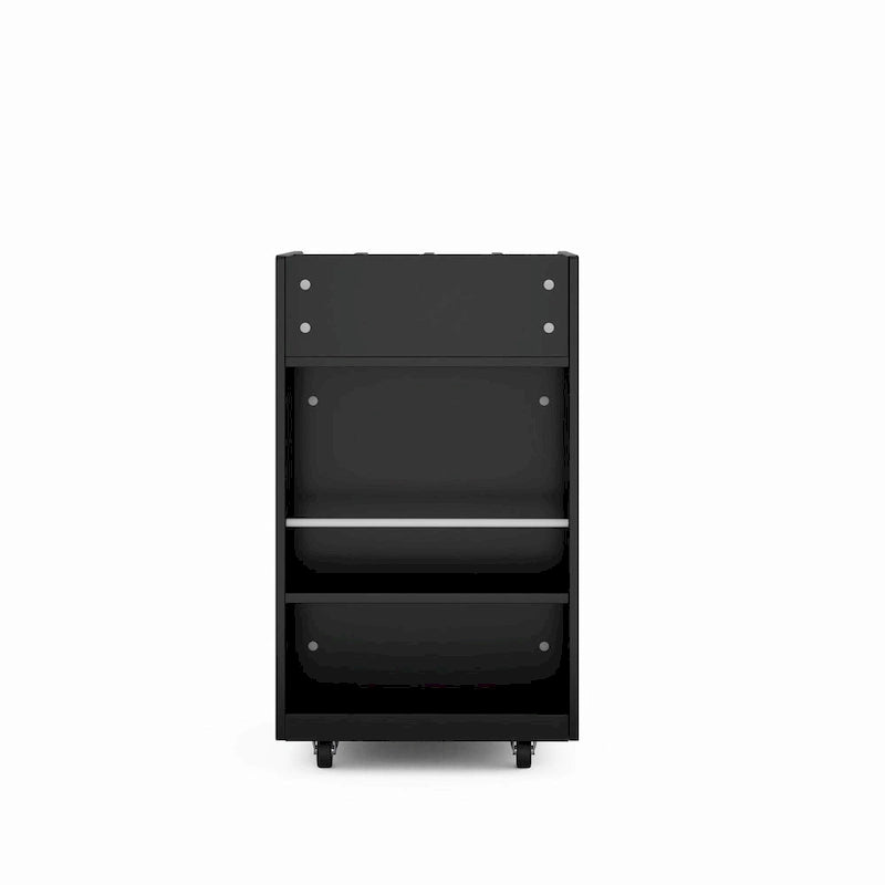 Carrito isla de cocina de 4 niveles con especiero y ruedas con bloqueo
