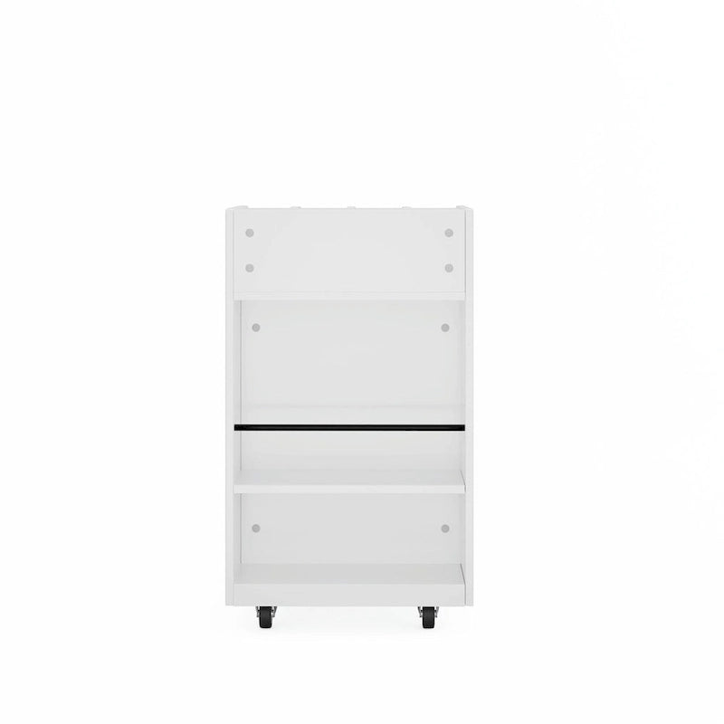 Carrito isla de cocina de 4 niveles con especiero y ruedas con bloqueo