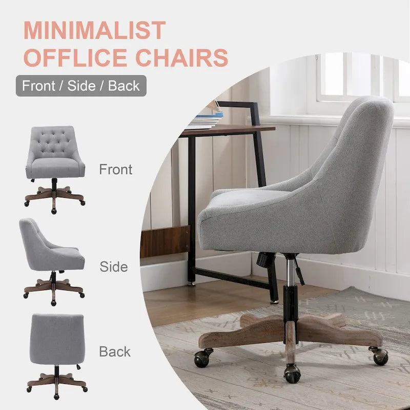 Silla tipo caparazón giratoria 360 grados y ajustable para la sala