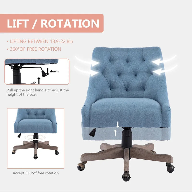 Silla tipo caparazón giratoria 360 grados y ajustable para la sala