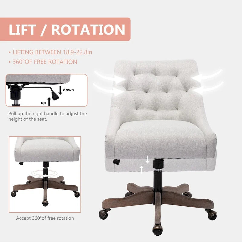 Silla tipo caparazón giratoria 360 grados y ajustable para la sala