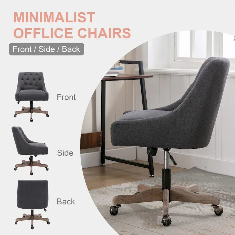 Silla tipo caparazón giratoria 360 grados y ajustable para la sala