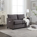 Modern chenille Fabric Loveseat, 2-Seat Upholstered Loveseat Sofa Modern Couch for Living Room Bedroom Apartment