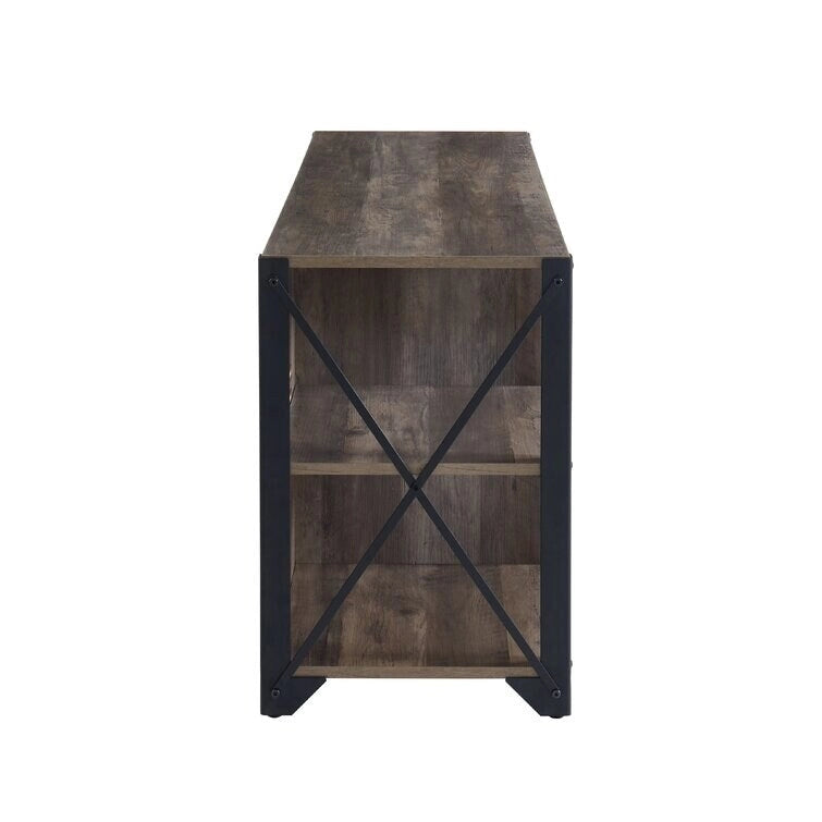 TV-Medienkonsole aus Holz, TV-Ständer, Entertainment-Center